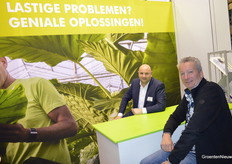 Marcel Verbeek (Biobest) en Fred Dukker (Lentiz)