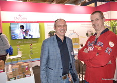 Jeroen van Buren ( Delphy) met Theo Verbeek (Ammerlaan Orchideëen) 