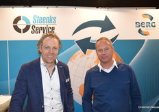 Wouter Steenks (Steenks Service) en Hans Fakkert (Berg Hortimotive) hadden weer hun oude, vertrouwde stek op HortiContact