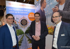 Flynth: Kees Poortvliet, Ramon van der Tol en Peter NugterenDe schijnwerpers stonden deze keer op FlynthFocus. FlynthFocus helpt glastuinbouwondernemers om hun strategie te bepalen op basis van scherpe toekomstbeelden. 