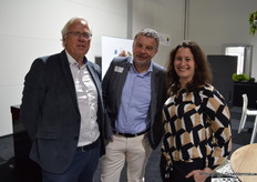 Willem Snoeker, Maarten Prins en Melissa van der Kam van Interpolis.