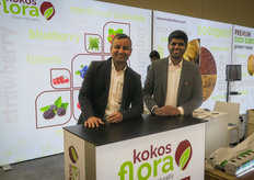 KokosFlora Substrate Gmbh uit Duitsland met Chandan Viraktamath en Ramkumar Palanisamy.