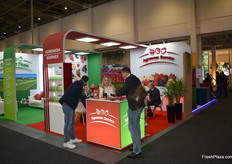 De stand van de Poolse exporteur van zachtfruit Agronom Berries.