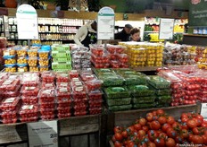 Tomaatjes en mini komkommers