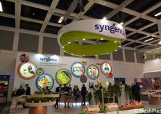 De stand van Syngenta, onveranderd ten opzichte van het voorgaande jaar.