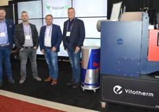 Patrick Voortman, Mitchell van Deelen (Vulcan Greenhouse Technology), Geert-Willem van Weert en Ed Roeleveld (Vitotherm).