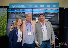 Jolene Braun, Arie Barendregt en Aaron Bickell (Viscon Group)