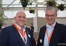 Dick Verweij (Vd Knaap Group) en Jan Willem Hinfelaar (ABB)