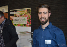 Gerben van den Burg van Quantified. Zij produceren sensoren voor onder andere licht, temperatuur, vocht, ec en weerstations voor buiten