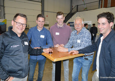 René Beerkens (Hoogendoorn), Tim Engelman, Daan Vereijken, Ted Vereijken en Stefan Lammers (Vereijken Kwekerijen)