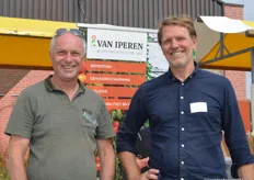 Pieter Aalbers van Van Iperen en mede-standhouder Carl Rentes van Vivent