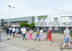 Een bezoek aan de Robin Food Hub was ook onderdeel van de rondleiding.