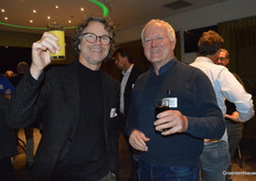 Will Nederpel (World Horti Center) en Piet Zwinkels (Zwinpack/SolarNRG)