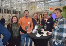 Laura Rastovac (Meteor Systems), Laurens van Es (Montera), Marcel Zegwaard (Montera), Klaas-Jan de Ruiter (Holland Gaas) en Frank van der Maarel (Florabatch)