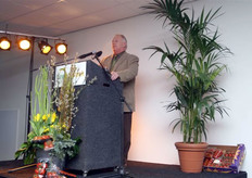 Leo van der Lans hield een toespraak.