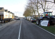 Een eindje lopen om een plekje te vinden...