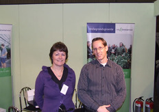 Marjolein Flore en Ronnie de Haan van het organiserende LTO-Groeiservice