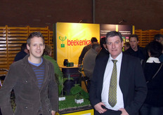 Beekenkamp was aanwezig met een grote stand. Op de foto Stefan Oosterveer en Paul van Velzen.