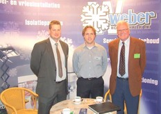 John Taal, Sam Heemskerk en Weber senior, trots op 40 jaar Weber.