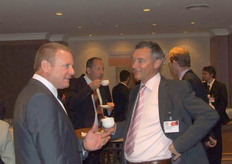Thijs van den Heuvel (Olympic Fruit) en Oron Ziv van Mehadrin Tnuport.