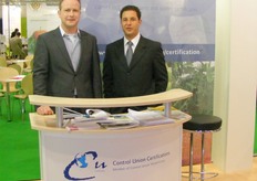 Gerard Blijleven en Diego Pierrend Weiss van Control Union Certifications. Het certificeren in de agf-sector gaat gestaag door.