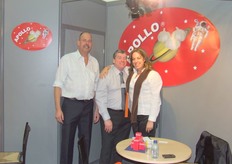 René Debast van Pan United met zijn collega's van de hoofdvestiging in het Verenigd Koninkrijk