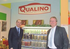 Jean-Luc Houkes met zijn naaste collega van Qualino