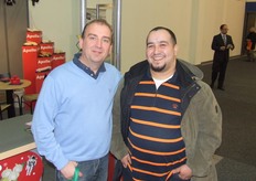 Hans van Gulik en Rachid Zeroual van groothandel Wim van Gulik