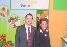 Robert Blomsteel en Astrid Rog van Bio-Center Zann