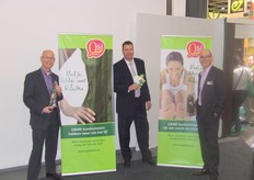 Maurice Wubben, John van der Sluis en Rick Klaaijsen zien het helemaal zitten met de Q&Me komkommer