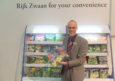 Jan Doldersum van Rijk Zwaan. In de 'Sweet Butter slamix zit Salanova verwerkt. Dat de combinatie een succes is, blijkt wel uit het feit dat er vorig jaar in 1 kwartaal voor 4,5 miljoen dollar van werd verkocht