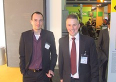 Bob van Velden van Praxas en Gerd Uitdewilligen van Paksense samen op de foto