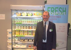 Erwin Weening had z'n dressings en yoghurts meegenomen naar de FreshConex