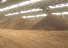 opvoerbanden in de loods