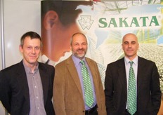 Nicolas Denny, Johannes Pfeiffer en Christophe Coelho van Sakata.