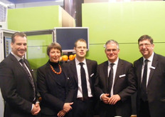 Arjan Dol, Jeanette de Bruyn, Daan timmersmans, Peter van Loon en Wim Zeelenberg van Greefa.