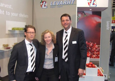 Ruud Krul en Frank Levarht, in het midden Colinda Smits van AGF.nl