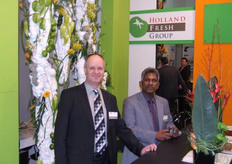 Ger van Burik en Kris Charan van HBAG Groenten en Fruit