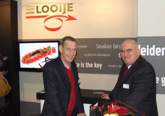 Johan van Leerdam (Seasun) op bezoek bij Jos Looije, die een complete lunch organiseerde in Berlijn.