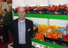 Hans van Zeelst van Fresh & Fresco, met producten die worden gevoerd onder het eigen merk Passione.