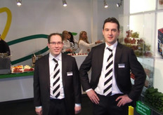 Jeroen Altona en Alexis Duhamel van Levarht in de gezamenlijke VDN-stand