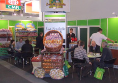 Mooie uitstalling van knoflook