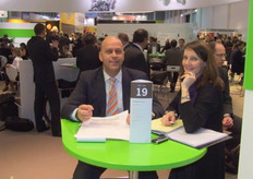 Edwin Fillekes van Univeg Trade Benelux met collega