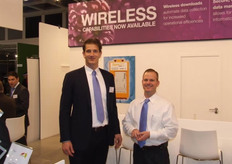 Bart Koen en collega van Sensitech