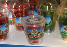 Aardbeitjes, tomaten en komkommers voor de kids