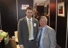 Dominique Severijns van DBS met Cor van der Kaaij van Red Star Trading.