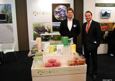 Patrick Gerritsen en Oliver Fraaije deden goede zaken met hun Biologisch afbreekbare verpakkingen.