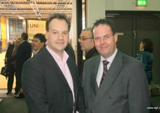 Mark de Naeyer van Trofi met zijn Duitse collega