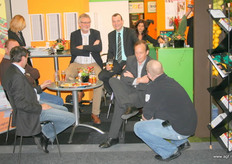 Drukte bij de Boekhout stand.