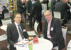 Eric van Vugt en Peter Steltenpool waren in een serieus gesprek verwikkeld